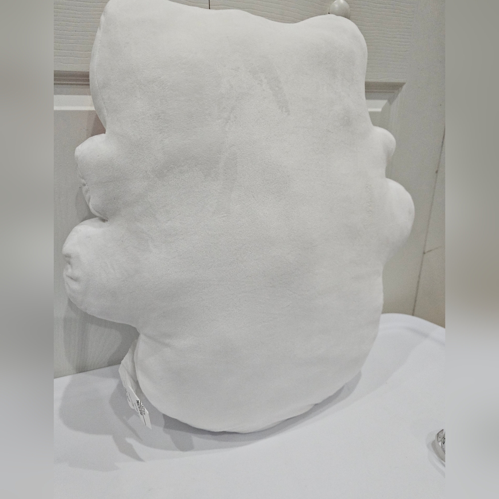 Cute Large Hello Kitty White Christmas Snowman Winter Holiday Seasonal Pillow - Picture 5 of 10